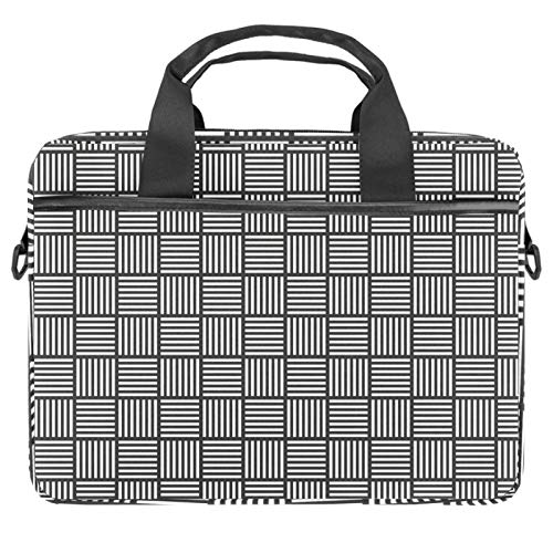 Sacoche bandoulière carrée ordinateur portable 13 13.3 14 pouces gris