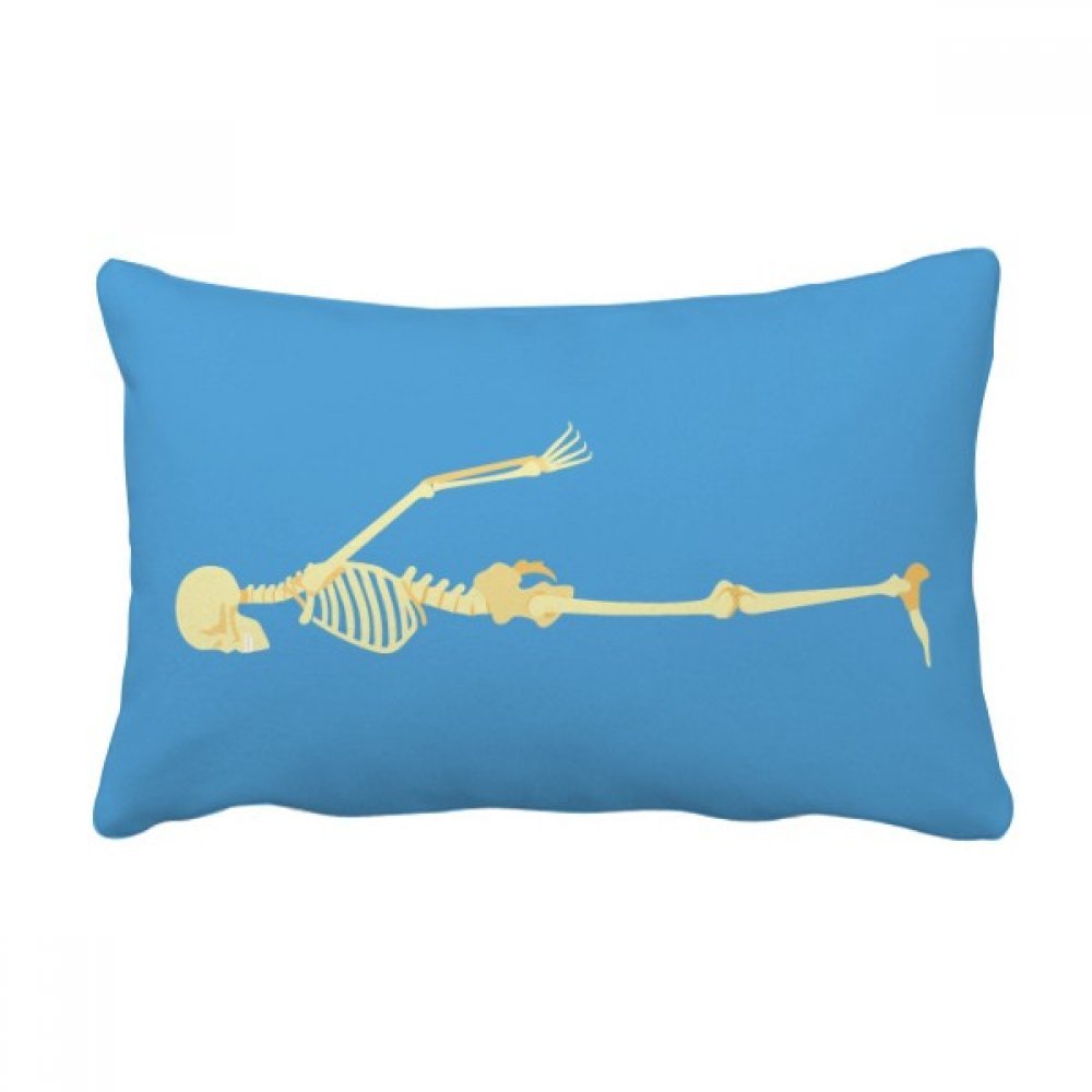 Coussin lombaire os humain pour soulager le dos et décorer le canapé de salon