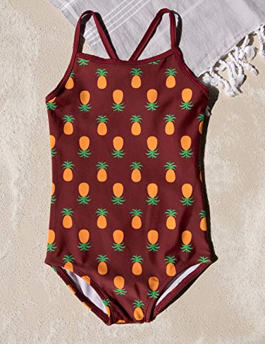 Image of Leveret Kids Baby Girls One Piece Swimsuit UPF 50+ (Size 2 Toddler-6 Years)