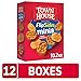 Town House FlipSides Minis Oven Baked Crackers, Lunch Snacks, House Seasoned (12 Boxes)