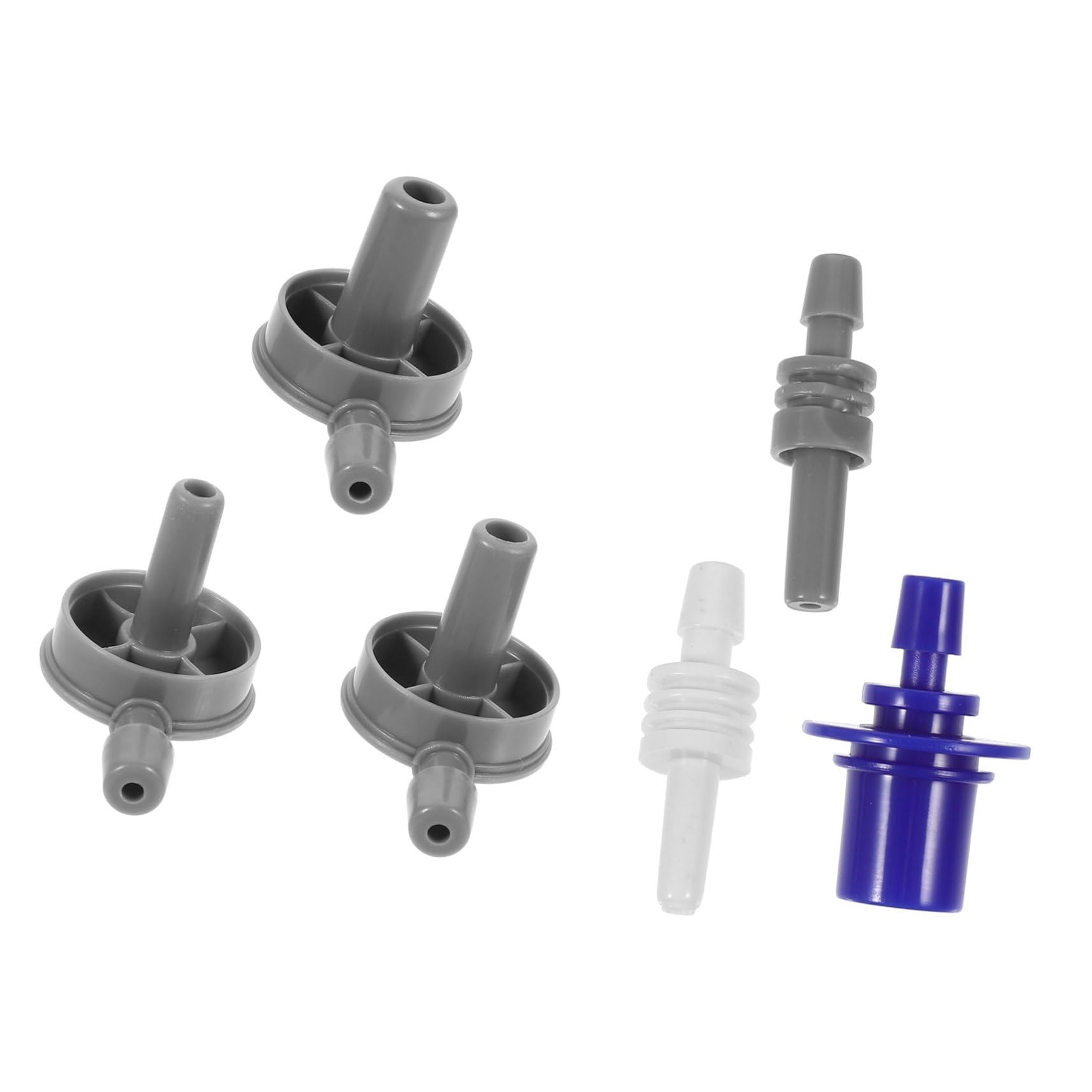5 Sätze Blutdruckmessgerät Blutdruckmessgerät Adapter Blutdruckmanschette Gurtanschluss Armmanschettenteile Manschettenanschluss 6 Stück * 5