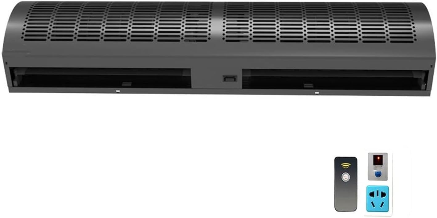 SSDDLZEQ Air Curtain for Doorway Commercial Indoor Air Curtain 2-speed Adjustment Wall-mounted Air Curtain For Doors(Remote Control Type,100CM)
