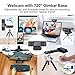 immagine 1Spedal Full HD Webcam 1080p, Privacy Shutter, 2 Microfoni, Autofocus Live Streaming PC Camera con Microfono, Webcam USB per Xbox OBS XSplit Facebook Skype, Compatibile per Mac OS Windows 10/8/7