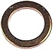 Dorman 095-001 Copper Drain Plug Gasket, Fits 1/2, 1/2So, M12, M12 So, 25 Pack