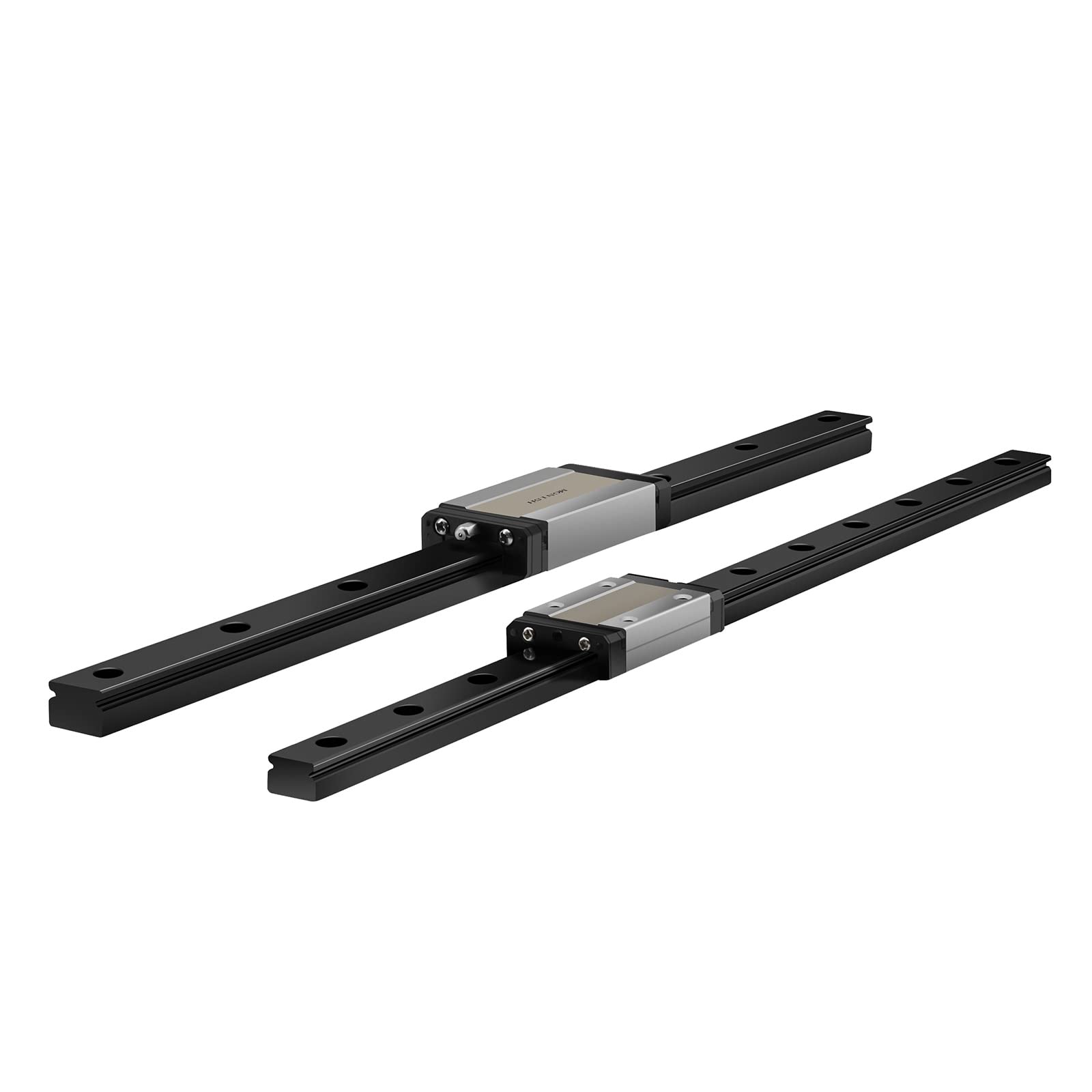 2 set di guide lineari MGR MGR9 in miniatura 250 mm con slitta MGN9H, adatte per stampanti 3D CNC (250 mm, MGN9H, 2)
