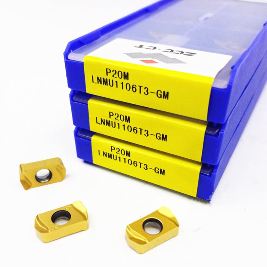 Tool Part for 1106T3-GM P20M/1106T3-GM P20T/1106T3-GL P20M/1106T3-GL P20T Insert Replace LNGU030310ER 10pcs/Box - (Angle: 1106T3-GM P20T / Shank Diameter: 50pcs (5 Box))