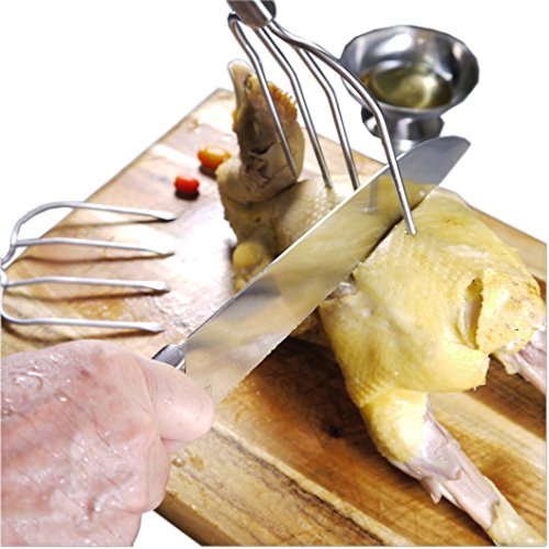 Thanksgiving Turkey Lifter Serving Set, Roaster Poultry Forks,Set of 2