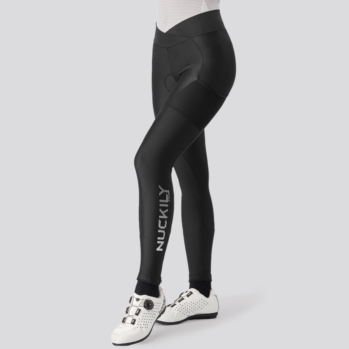 NUCKILY Fahrradhose für Damen, 3D-Polsterung, Radhose mit Taschen, professionelle Fahrradhose, Fahrradhose