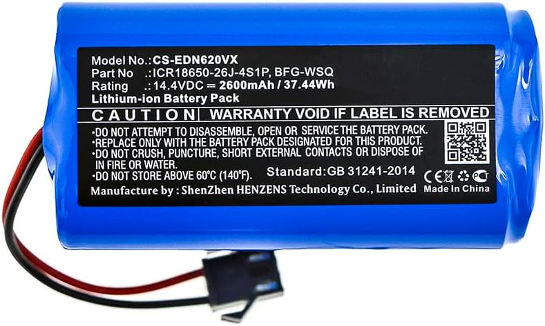 Miniatura 3 de PA04 10002265 CMICR18650F8M7-4S1P ICR18650-26J-4S1P BFG-WSQ UR18650ZY-4S1P-AAM Batería de vacío para RoboVac 11 11S 600 850T DN620