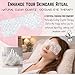 Clear Quartz Crystal Eye Mask – Natural Stone Eye & Face Mask for De-Puffing, Relaxation, Facial Tension Relief, Cooling Natural Stone Self-Care Ritual by This Hippie Girl