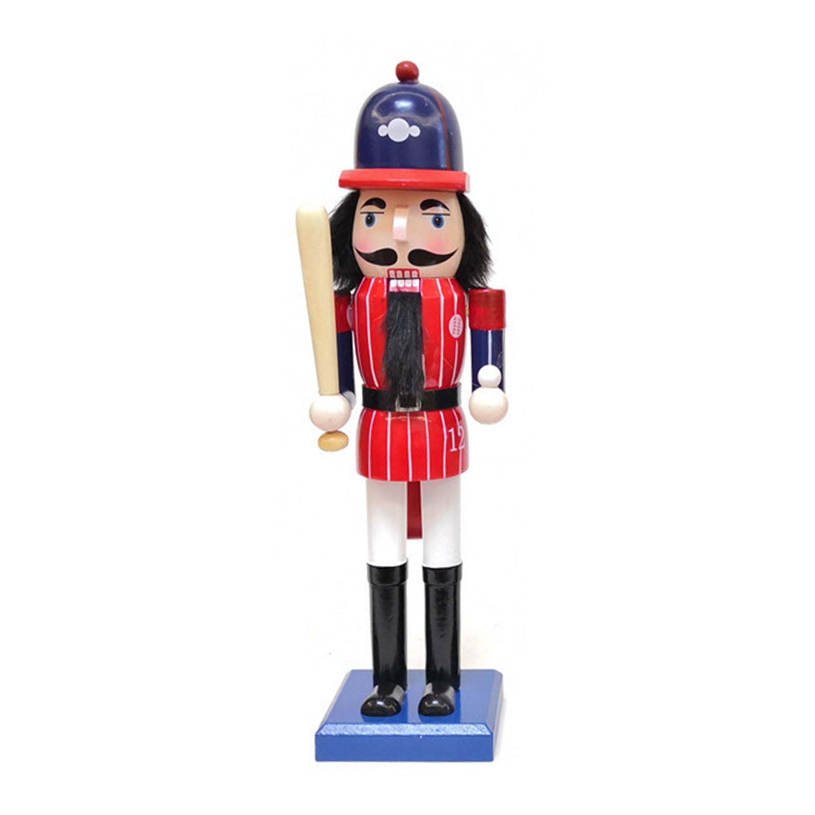 Figura Schiaccianoci Decorativa 40 Cm – Con LED E Musica, Porta Fortuna, Perfetto Per Natale E Regali