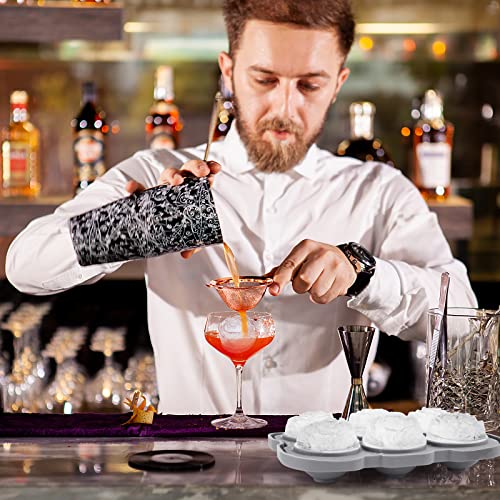 Ice Cube Tray, Mikiwon 2 Inch Rose Ice Cube Trays With Covers, 6 Cavity Silicone Rose Ice Ball Maker, Easy Release Large Ice Cube Form For Chilled Cocktails, Whiskey, Bourbon & Homemade Juice #TOP6