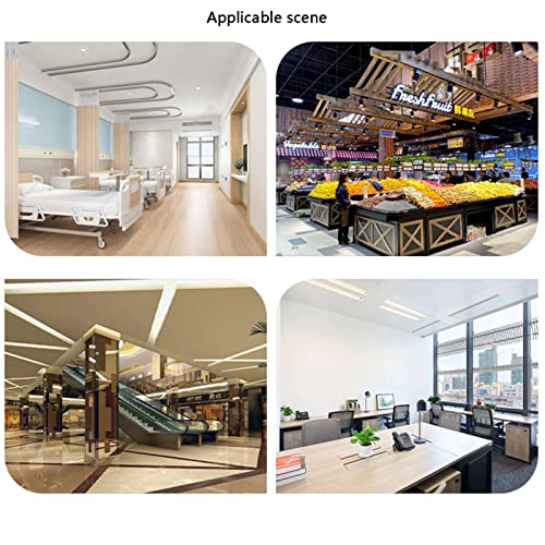 CghhDY Kunststoff Türvorhang PVC Streifenvorhangrolle mit Montiertem Pendel Wasserdicht für Garten, Terrasse, Pavillon, Anpassbar – Bild 3