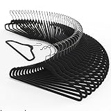TECHZOO 50 Pack New Premium Quality Velvet Hangers Ultra Thin Non Slip Adult Felt Space Saving Hange
