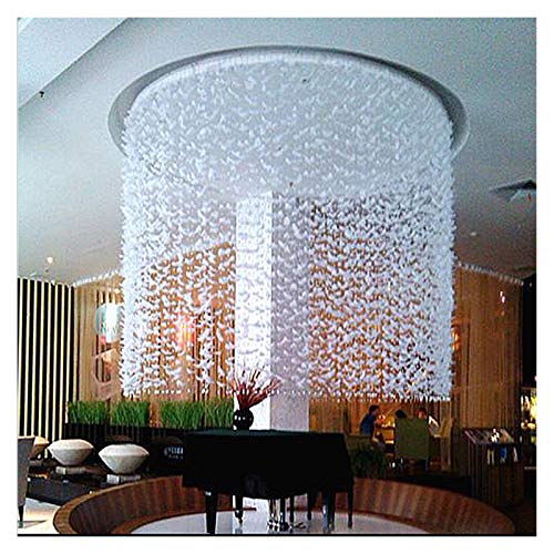 JDJD Partition Crystal Bead Curtain Finished Product Entranceway Curtain Decoration Curtain Feather Bead Curtain Hanging Screen Panel (Size : 150cm Length)