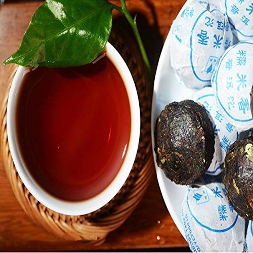 500g Cocido Puer Maduro Negro Fragante Puerh Té Arroz glutinoso Tuo Cha Pu-erh Té - Imagen 5