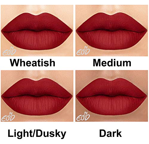 Image of EOD Ultra Soft Matte Lip Cream Liquid Lipstick Non Transfer(Blood Red)