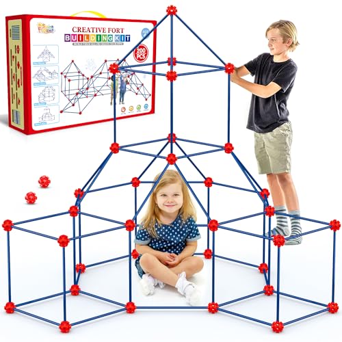 Springflower SZ200FORT Fort Building Kit For Kids,Stem Construction Toys cover