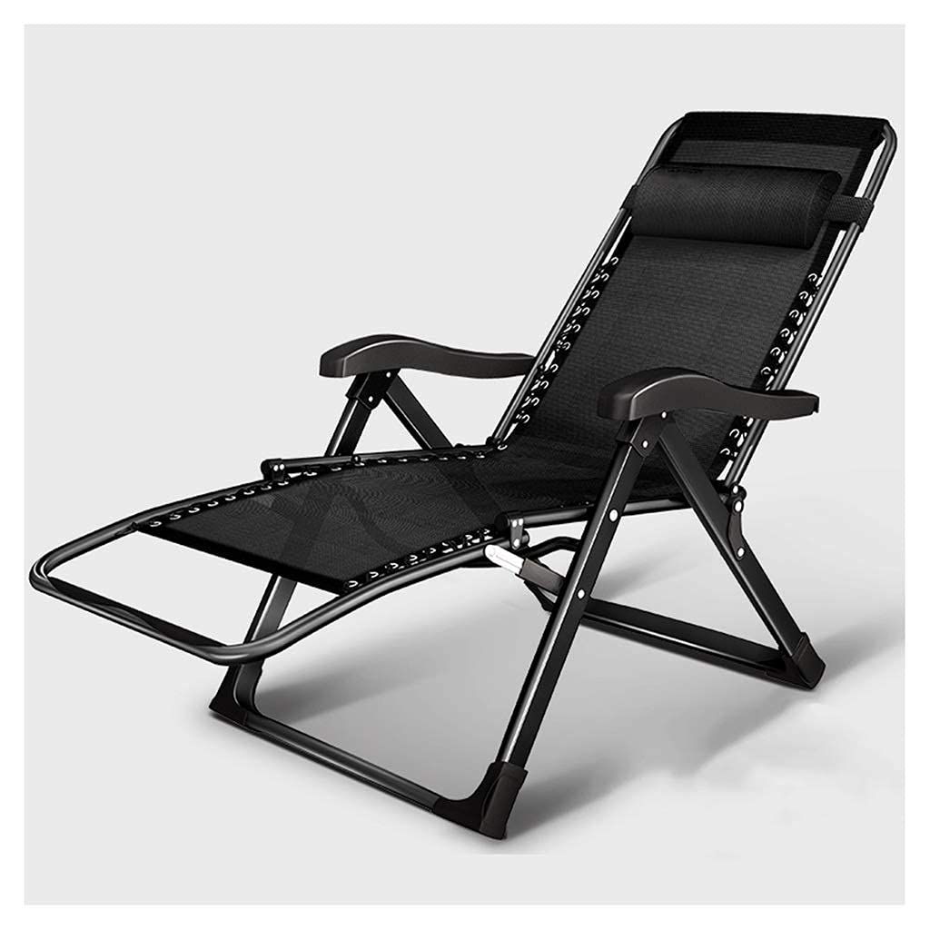 Chaise longue camping multifonction portable et pliable pour terrasse