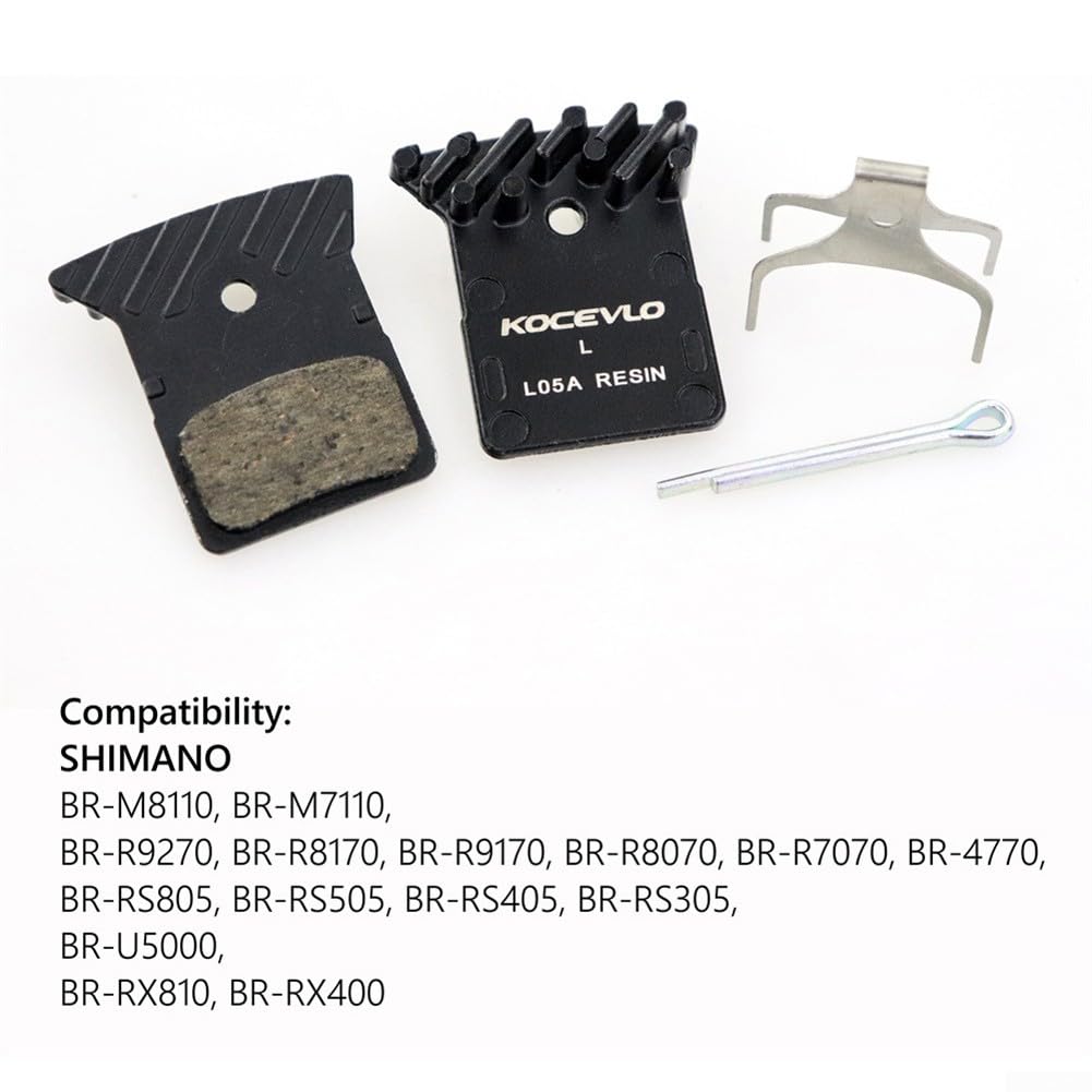 Pastiglie freno a disco in resina ICE per PADS per bicicletta L05A per Shimano RS805 R8070 R9170, parti per biciclette a lunga durata e prestazioni, riduzione del rumore
