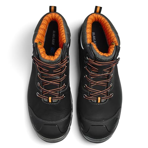 BLÅKLÄDER 2259 Elite 6" Safety Boot – Full-Grain Leather, Composite Toe, Waterproof, Electrical Hazard Protection, Slip Resistant Outsole, Puncture Protection,4