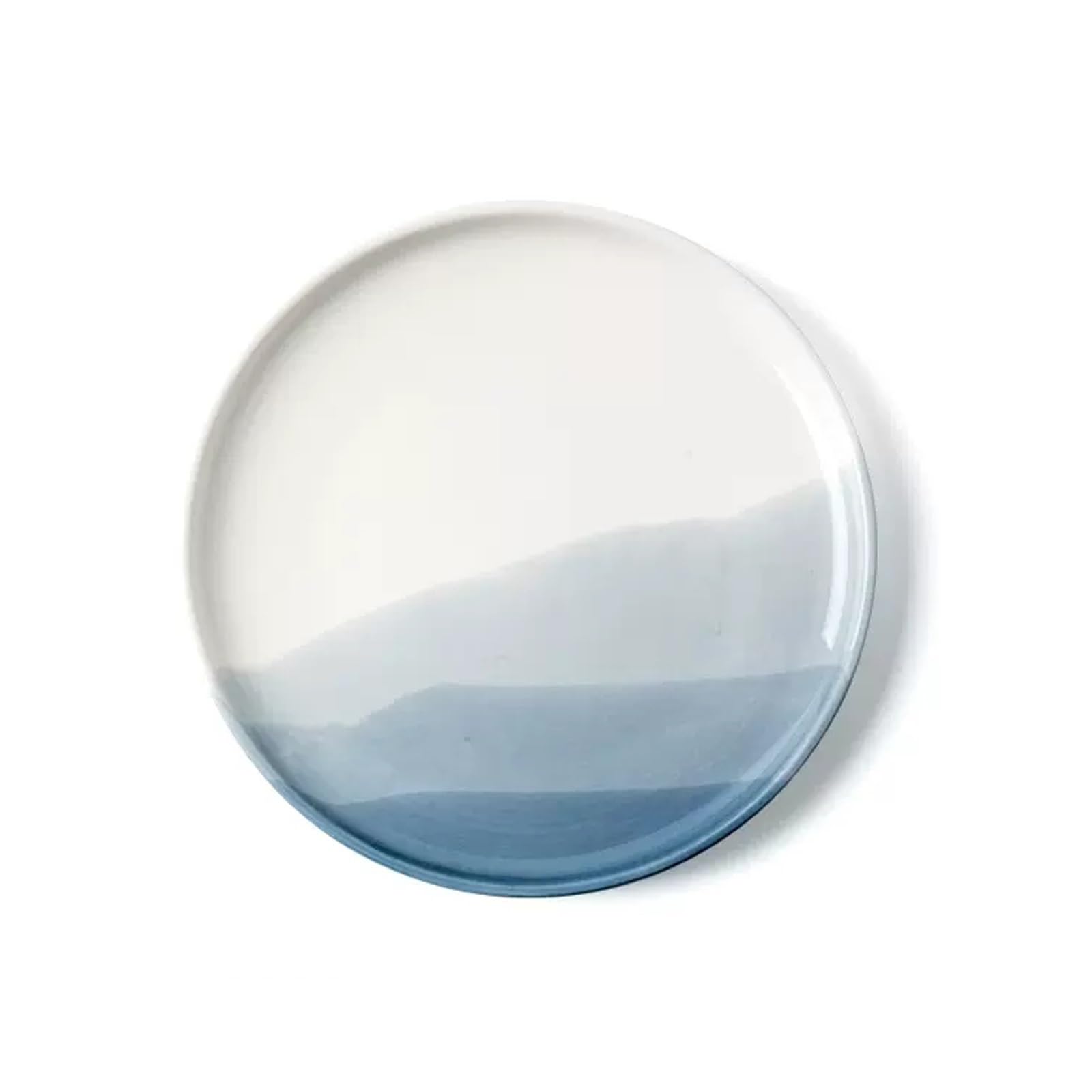 NZPOST Dining Plates Fruit Tray Dinner Plate Ceramic Household Dishes Round Steak Plate Dessert Plate Simp