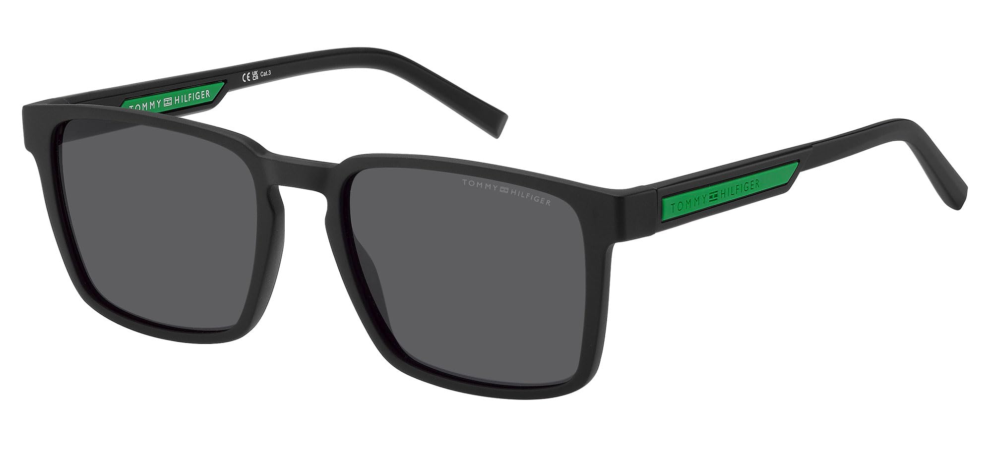 TOMMY HILFIGER TH 2088/S Gafas de Sol, Matte Black, 55 para Hombre