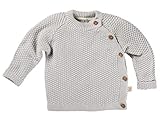 Weicher und hochwertiger Baby Schlüttli mit auffälligem perlenartigem Strickmuster.
