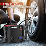 Jump Starter with Air Compressor, UTRAI Jstar 5 2000 Amp 24000mAh 12V Car Battery Charger with 150 PSI Tire Inflator, Jumper Cables Jump Box for up to 8L Gas and 6.5L Diesel Engines - 3
