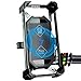Supporto telefono del motociclo,2 in 1 QI Wireless e QC 3.0 USB Charger Supporto del telefono del motociclo con supporto Ba ​rotante a 360° regolabile per 4-7 pollici Smartphone Samsung/Huawei/Android