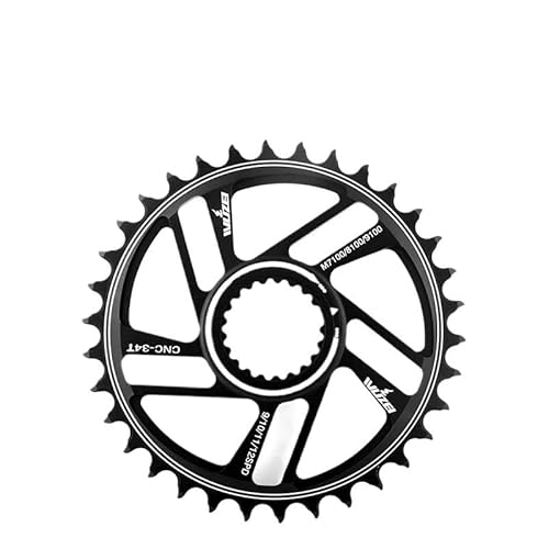YATINGZHANG Couronnes Cyclisme Pignons de vélo VTT 12s, Plateaux à Montage Direct, manivelle 32T, 34T, 36T, 38T, 40T, 42T(WUZEI M9100 34T)
