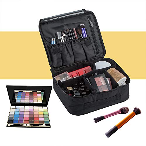 Travel Makeup Case, Sourceton Professional Cosmetic Makeup Bag Organizer Makeup Boxes With Spaced Cosmetic Bag #TOP5