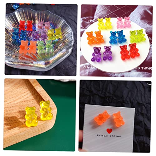 Boucles d'oreilles ours multicolores le cadeau idéal pour anniversaire ado