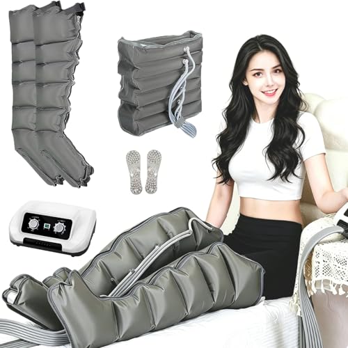GZGHRZQS Masajeador Botas Presoterapia Brazos Piernas y Abdomen para Casa, Maquina Presoterapia para Casa, Promueve Circulación Sanguínea Drenaje Linfático Relajación Muscular
