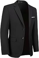 Fxzpiodi Men's Slim Fit Two-Button Blazer Jacket - Casual Sport Coat with Pockets for Wedding Prom Party Business (XS-3XL)