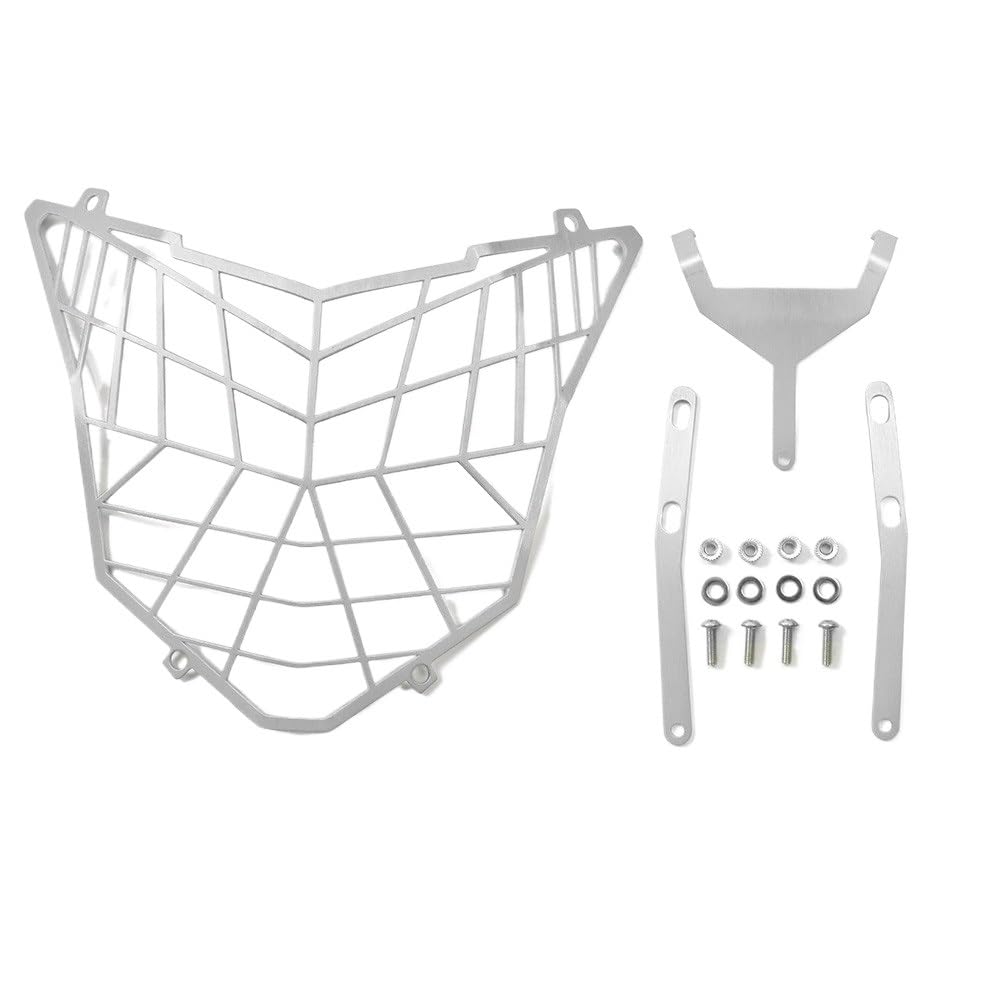 Grille phare moto robuste couvercle calandre rigide CB500X Silver - 8
