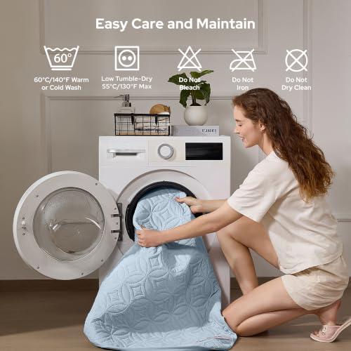 Image of BEDLORE Waterproof Mattress Protector, Full Size Mattress Pad