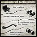 Upgraded Crossbow Crank Cocking Device Compatible With Barnett Series Crossbow，Bar20020 Crank Cocking Device 94% Less Cocking Resistance, Universal Crossbow Crank Cocking Device Black,Easy Winding