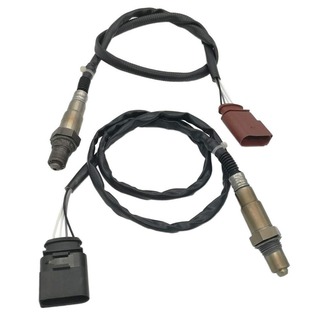 EPSIRMP 234-4809 234-4808 2pcs Upstream & Downstream Oxygen O2 Sensor Compatible for 2001-2006 Audi TT, for 2004-2006 Volkswagen Phaeton, for 1999-2003 2005 Volkswagen Jetta 06A906262Q 06A906262F
