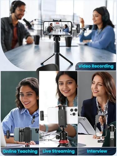 Image of Verilux 2Pcs Lighting to Type C Converter, 10W Type C to Lighting Connector for Lavalier Mic Receiver, Sound Card and OTG Fit for iPhone 17 /16 /15 Series, iPad Pro /Air, Not for Headphone and Data