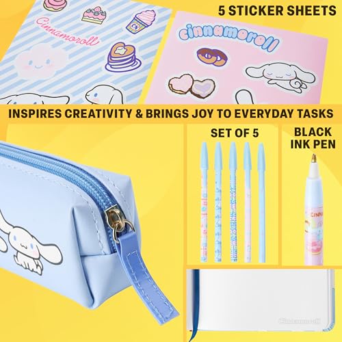 Image of Get Trend Cinnamoroll Sanrio Girls Stationery Set, 4 Piece School Supplies