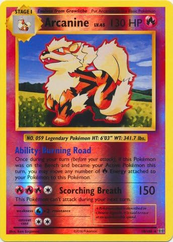 Arcanin Reverse - Pokémon XY Evolutions Pokémon Card 18/108