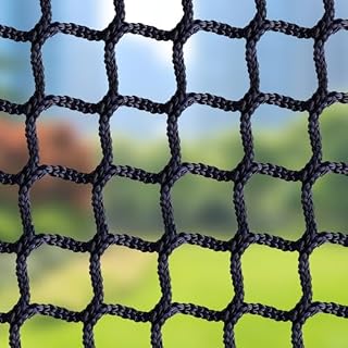 BERADNET filet polyester noir 100 x 300 cm, maille 4 cm