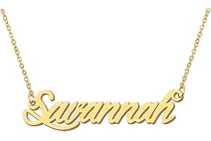 Personalized Savannah Name Necklace