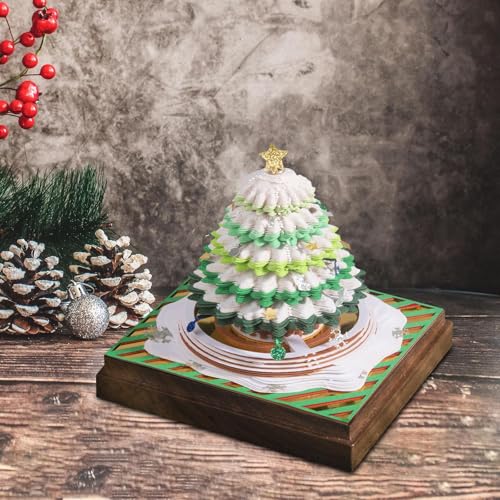 Calendario de Mesa 2025 3D con Bloc de Notas Adhesivas de Navidad 8