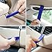 5 Pcs Car Trim Removal Tool Kit - Auto Clip Removal Pry Tool for Door Dashboard Panel, Fastener Push Pin Puller, Blue