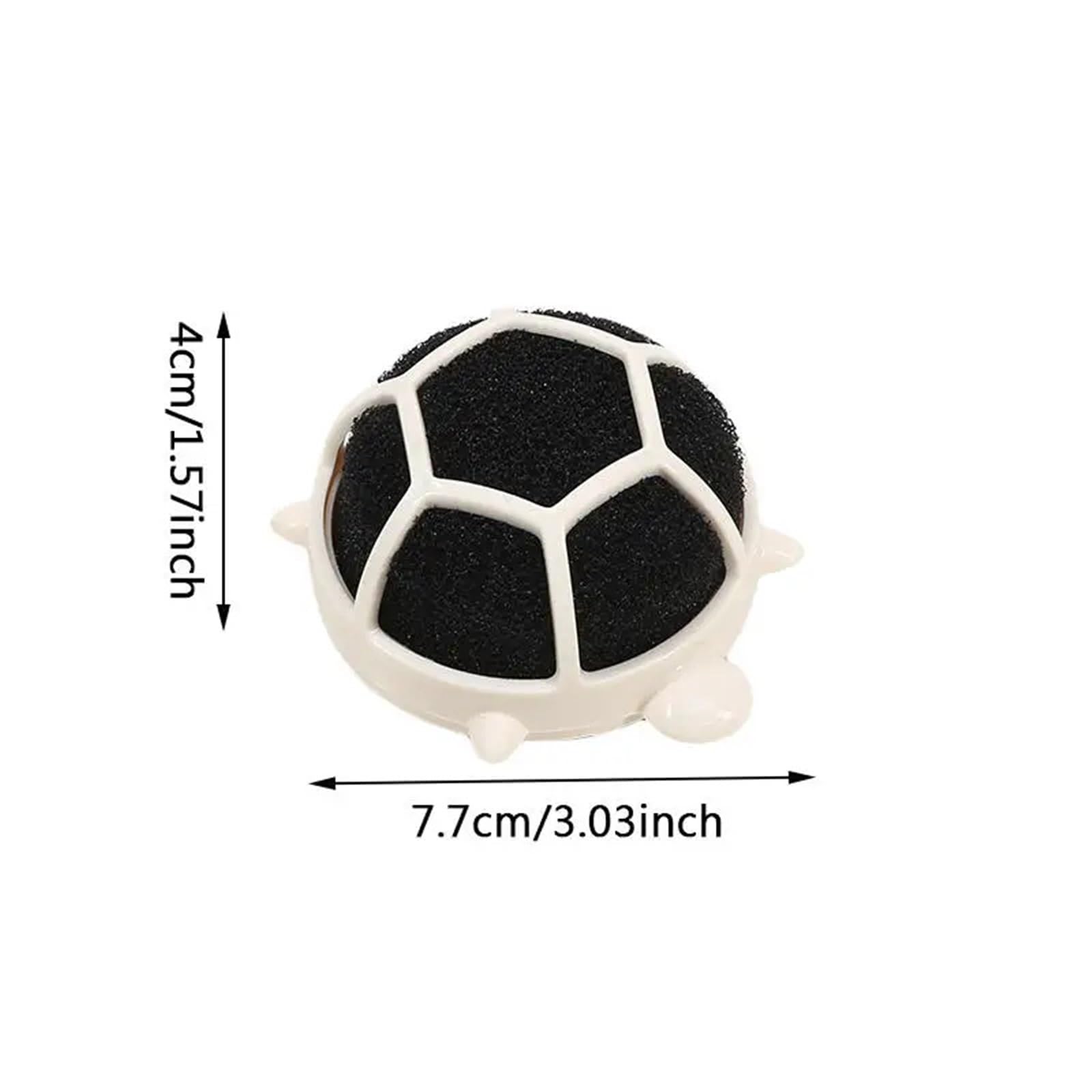 Waschkugel 6 Stück Haarfänger-Filterball in Schildkrötenform | Wiederverwendbare Wäsche-Flusenfalle-Waschmaschine for die Wäschereinigung