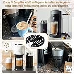 MS-624913 Grid for Coffee Maker, Black, ms 624913 Drip Tray Grid Cup Mug Rest for Krups Nespresso Vertuo Next, Nexpresso Vertuo Next Grinder - Image 4