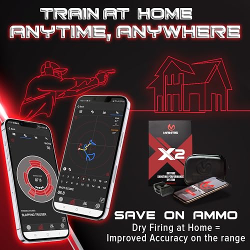Image of Mantis X2 Shooting Performance System |Dry Fire Training System | Works with Pistol or Rifle | Score & Analyze Every Shot with Free App | Shooting Practice at Home