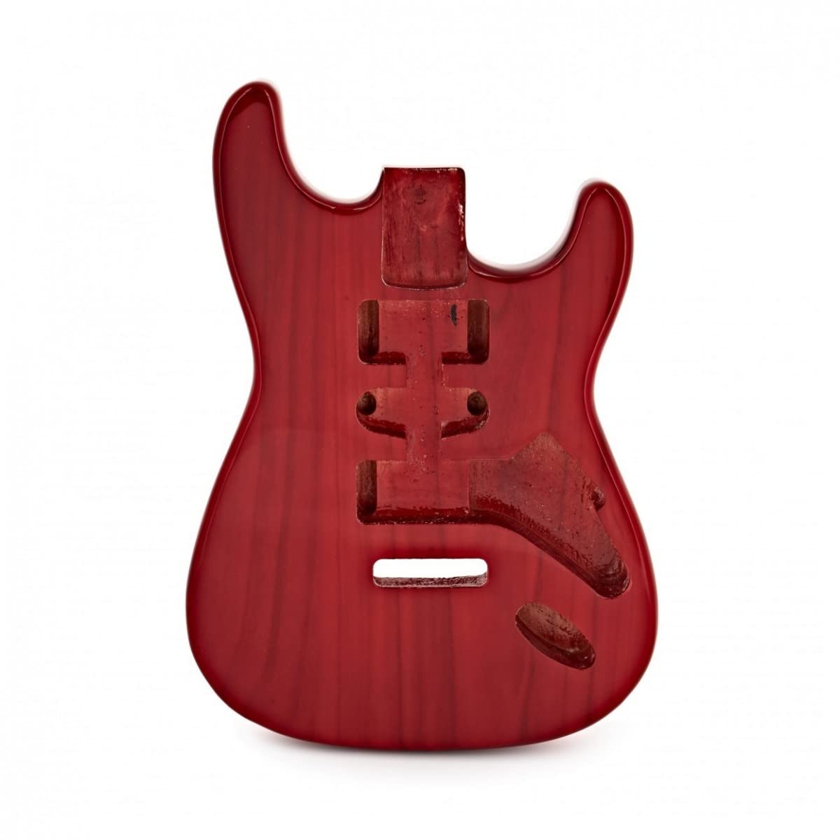 Corps de guitare électrique Red Strat Style DIY pour remplacement et réparation